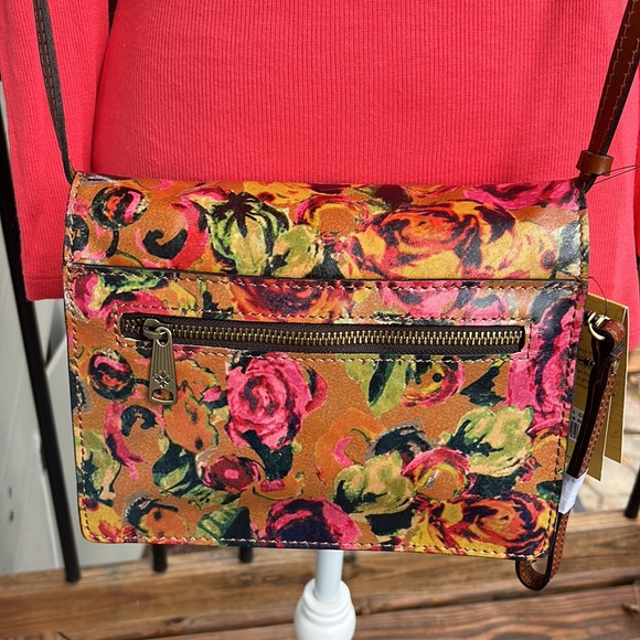 Patricia Nash LANZA Summer Roses Crossbody/Clutch/Wristlet NWT - Picture 10 of 12